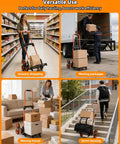 Stair Climbing Dolly With 220Lb Capacity Lightweight Hand Truck Cart With 10 Wheels And Telescoping Handle in versatile use scenes