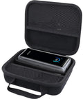 Hard Travel Case For Anker 25,000mAh 165W Power Bank And Prime 26,250mAh 140W USB C Laptop Charger Rugged Black Carry Case