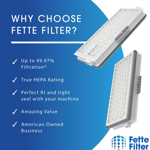 HEPA Replacement Filters For Miele AirClean SF-HA 50, Compatible With S4 S5 S6 S8 S8000 S8999 S6000 S6999 S5000 S5999 S4000 S4999, C2 And C3 Series, Pack Of 4