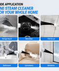 Powerful 1050w Handheld Steam Pro Cleaner For Home With 230 Degree High Pressure And 12 Accessories Fast 15s Heat Up cleaning range hood, stovetop, and tile grout.