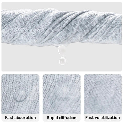 Material features of Summer Cooling Balaclava Face Mask For Men And Women All Day Comfort With UV Sun Protection Grey