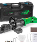 Top Rated Yixbizhu 900W Electric Rebar Bender For Steel Rods 6 To 16mm with accessories and carrying case.