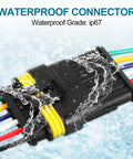 6 Pin Waterproof Electrical Wire Connector Male And Female Quick Disconnect Plug Socket for cars, trucks, motorcycles, marine use