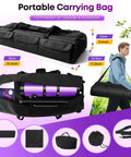 Black carrying bag for 150mm Aperture Newtonian Reflector Telescope for Adults and Beginners with Equatorial Mount.