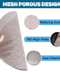 9 Inch Mesh Sanding Discs With Hook And Loop For Drywall Sander, Dustless Drywall Sanding Technology shown in hand