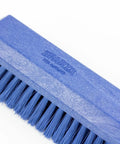 Top Shelf Plastic Push Broom Head Built Tough Heavy Duty Workhorse combines soft medium stiff bristles in blue.