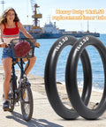 Heavy Duty 16x2.50 Replacement Butyl Inner Tube For 16 Inch Wheels With Bent CR202 Valve Built To Last For Electric Bikes BMX Scooters