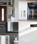 White Abs Plastic Access Panel For Drywall And Ceiling With Hinged Door Rustproof wall hole cover plate for plumbing.