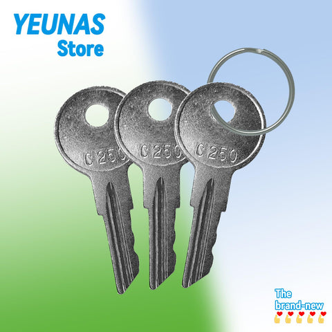 Ignition Keys Replacement For Crown Forklift And Electric Pallet Jack Models PE3000 PE4000 PE4500 WP3000 GPW WAVE 3 Pack