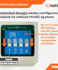 Patented Climate Control Module With Automatic Air Conditioning Controls Plug And Play Install Frustration Free Setup