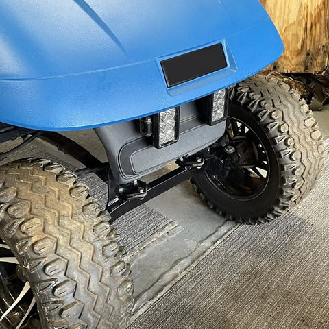 Golf cart with 6 Inch Drop Axle Lift Kit for EZGO Electric Medalist TXT Golf Cart 1994.5 to 2001.5 Plug-And-Play Install