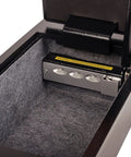 Open view of Under Floor Safe With 10mm Laser Cut Door For Slam Dunk Security Built Tough Heavy Duty Mechanical Lock Easy Underfloor Install