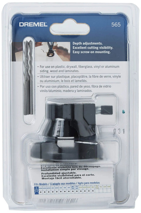 Total Game Changer Multipurpose Cutting Kit Featuring Quick Depth Control in packaging for cutting drywall and laminate.
