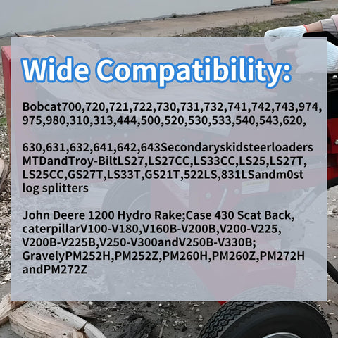 Heavy Duty Log Splitter Hydraulic Oil Filter 723P0405 723-0405 120-818 6515541 Replacement, Compatible With Troy-Bilt LS27 LS27CC GS21T 522LS And Bobcat 700 Series, Easy Install Filter Element For Fast Maintenance