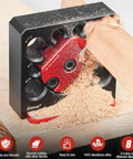 Slick No Sweat Drill Attachment Jig Kit For Turning Square Lumber Into Smooth Wooden Dowels Fast Solid Eight Size Range With Razor Sharp Carbide Blades For Hard Core Woodworking with wood shavings.