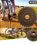 6 Speed Mountain Freewheel Sprocket with Metal Construction For Smooth Chain Rotation, Antirust and Antiwear Gear