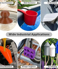 Wide industrial applications of ASA Filament 1.75Mm Black 1Kg Outdoor Ready 3D Printer Filament, showcasing its resistance properties.