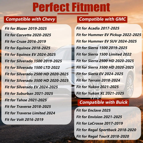 List of compatible vehicles for Smooth Operator Glove Box Dampener With Dead Silent Anti Slam Features And Slick Soft Close Function.