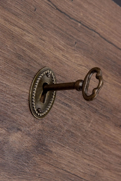 Upgrade Your Cabinets With This Dead Nuts Tight Oval Antique Brass Keyhole Cover, Heavy Duty Zinc Escutcheon Plate For Drawers And Desks, Built Tough To Look Sweet And Install Easy Zero Hassle