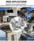 Self Tapping Wood Screws Set 685Pcs M2 M3 M4 Phillips Pan Head Assortment Kit 14 Sizes For DIY Plastic Wood Soft Metal And Sheet Metal Cross Recessed Drive Carbon Steel With Black Zinc Finish Built Tough And Rust Resistant. wide applications for home appliances, auto repair, and furnishings