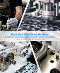 Heavy Duty Stainless Steel Dowel Pins Five Sixteenths Diameter By Twenty Millimeter Length showcased in industrial applications with tools.