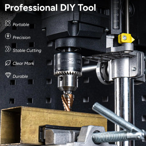 Fast Cutting M35 Cobalt HSS Step Drill Bit Set with Four Spiral Flutes and TiAlN Wear-Resistant Coating drilling metal