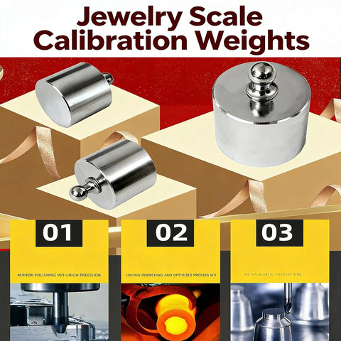 Pro Grade Precision Steel Scale Calibration Weight Kit M2 Class 205 Gram For Jewelry Scales Labs And Education Calibrations