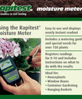 Hand using Soil Moisture Meter For Root Level Readings No Batteries Needed Quick Watering Cues For Over 150 Plants Ideal
