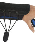Quick Fit II Left Wrist Support Brace One Size Fits Most Easy Fit Immobilizer With Single Pull Lacing And Dorsal Stay Pod for injury