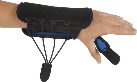 Quick Fit II Left Wrist Support Brace One Size Fits Most Easy Fit Immobilizer With Single Pull Lacing And Dorsal Stay Pod for injury