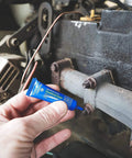 Applying Go To Penetrating Grade Threadlocker Green, 6 Ml Bottle For 2.2 To 12 Mm Fasteners on automotive machinery bolts.