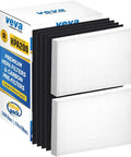 Replacement Filter Pack For Air Purifier, Two HEPA Filters And Four Activated Carbon Pre-Filters, Compatible With HPA200 202 204 HRF-ARVP200 Series