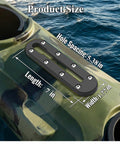 Low Profile Kayak Track Rail System For Universal Mounts With Rock Solid Nylon And 304 Stainless Steel Build, Fits Fishing Rod Holders, Cup Holders, Paddle Holders, Anchors, Fish Finders, And More Kayak Accessories, 7 in x 1.77 in
