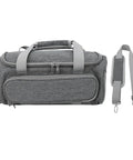 Gray Heavy Duty Canvas Carrying Case for Cutting Machines with detachable strap and protective lining, big capacity storage bag