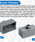 Opal Nugget Ice Maker Filter Screen Replacement For 2.0 And 1.0 Nugget Ice Makers Keeps Water Clean Smooth Ice Easy Snap In Install Premium Filtration For Crystal Clear Ice front and back view
