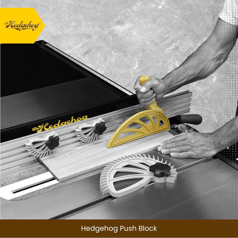 Offset Handle Push Block For Table Saws Router Tables And Jointers With 3D Control For Safe Precise Cuts And Hands Free Push