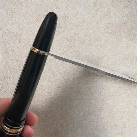 Pro Grade Heavy Duty Fountain Pen Repair And Disassembly Wrench For Nib And Piston Removal Stainless Steel Tool in use
