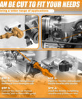 Beefed Up 36 Inch Stainless Braided Throttle Cable installation guide for LS1 Engines Chevy 1997-2007 LS Swaps