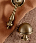 Antique Brass Cabinet Knob Set For Wardrobe Doors And Shoe Cabinets Solid Alloy Drawer Pulls In Bronze Copper Finish