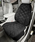 Dog Front Seat Cover Protector For Cars And Trucks, Waterproof, Non Slip, heavy-duty black seat cover on car chair