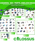 Ultimate Arduino Starter Kit With Five Main Boards And 100 Plus Parts For IoT And Smart Robot Projects, Includes Uno R3