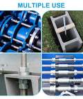 PATIKIL 3/8-16 UNC stainless steel fully threaded rod, 1.6 in length, 15 pcs, right-hand threads for anchors, clamps, hangers.
