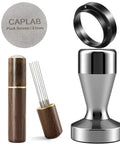 Ultimate 4 In 1 Espresso Accessories Kit For 51mm Portafilters With WDT Tool, Espresso Tamper, Puck Screen And Magnetic Dosing Ring