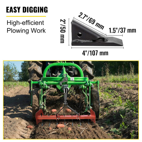 Heavy Duty 18 Inch Box Blade Scarifier For Tractors Four Hole Scraper Ripper with adjustable shanks digging in soil