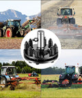 Rugged 1 3/8 Inch PTO Slip Clutch For Farm Tractors, close-up of adjustable steel clutch for heavy-duty applications.