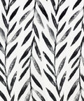 Black And White Peel And Stick Wallpaper Leaf Contact Paper 17.7 Inch By 590.4 Inch For Bathroom And Living Spaces Self Adhesive