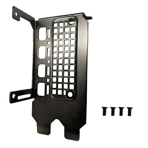 Built Tough Short Low Profile Gpu Bracket Replacement For Nvidia Quadro Rtx A2000 Professional Graphics Card with mounting screws.