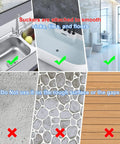 Two Pack Silicone Hair Catcher For Shower Drain Square Drain Stopper With Strong Suction Cups Easy Clean Hair Strainer surfaces