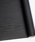 Black Wood Grain Peel And Stick Wallpaper DIY Friendly 23.6 Inch By 118 Inch Self Adhesive Vinyl Contact Paper Roll