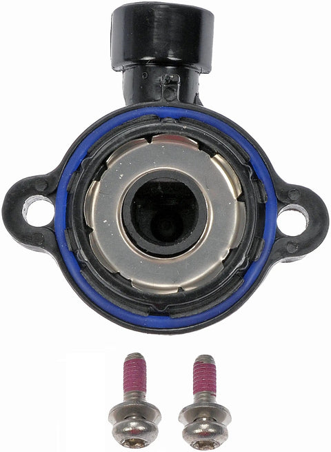 Direct Replacement Throttle Position Sensor TPS For Reliable Engine Performance Exact Fit Durable Construction Easy Plug And Play Install Ideal Solution When Your Original Sensor Fails On Specific Vehicles. black TPS with mounting screws
